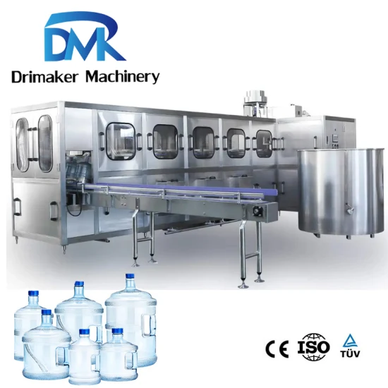 Automatische 3- und 5-Gallonen-Spülmaschine für reines Mineralwasser, 19-Liter-20-Liter-Fass