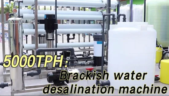 Wasseraufbereitungsanlage RO-Filter Umkehrosmoseanlage Unterirdische Salzwasseraufbereitung Entsalzungsanlage Wasseraufbereitungsmaschine 108t