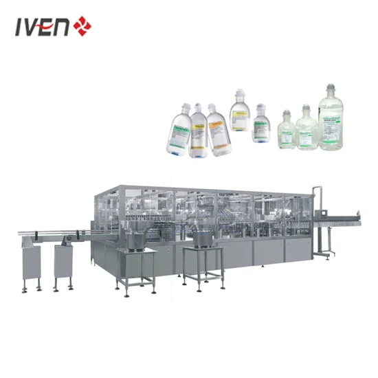 Automatische PP-Flaschenwasch-, Füll- und Verschließmaschine IV-Flüssigkeiten, Kunststoffflaschen-BFS-Produktionslinie